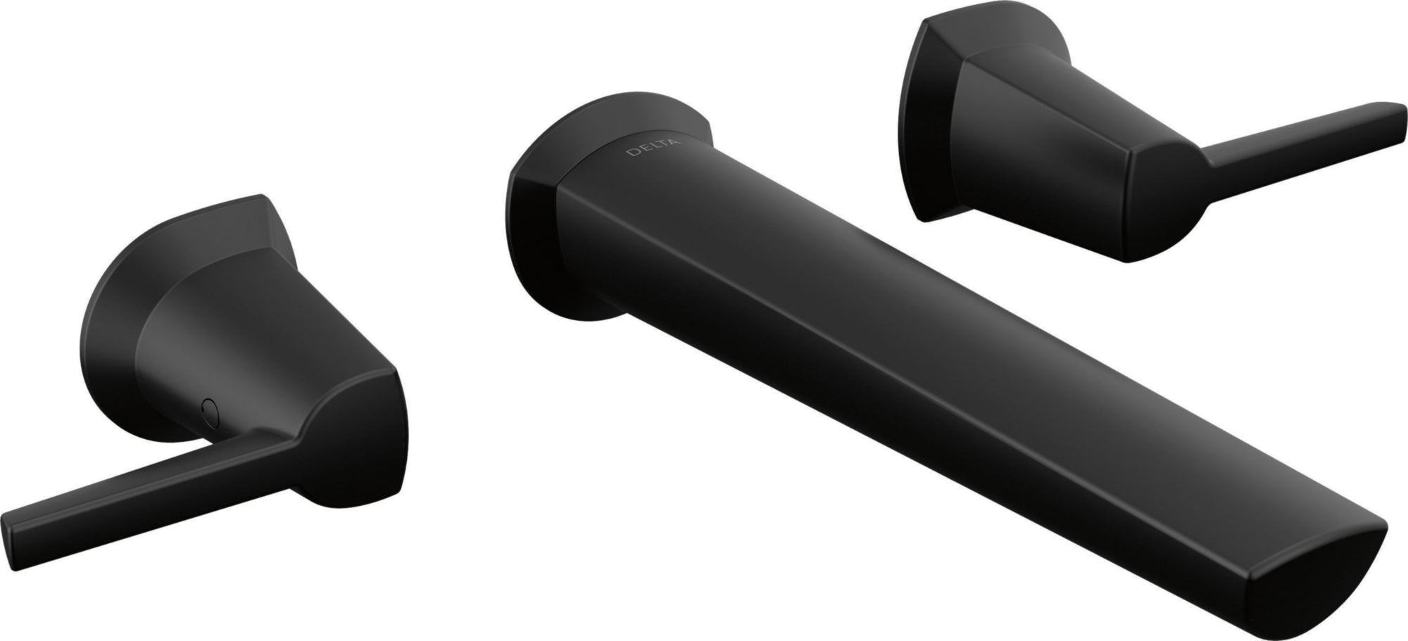 TWO HANDLE WALL MOUNT BATHROOM FAUCET