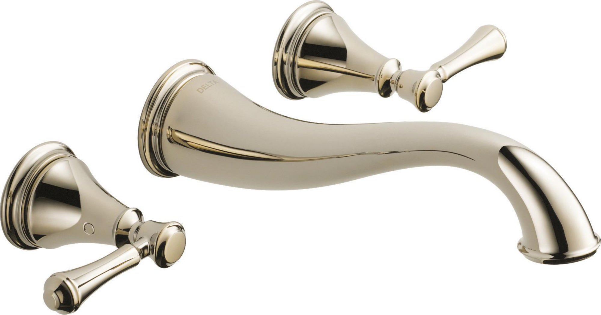 TWO HANDLE WALL MOUNT LAVATORY FAUCET TRIM