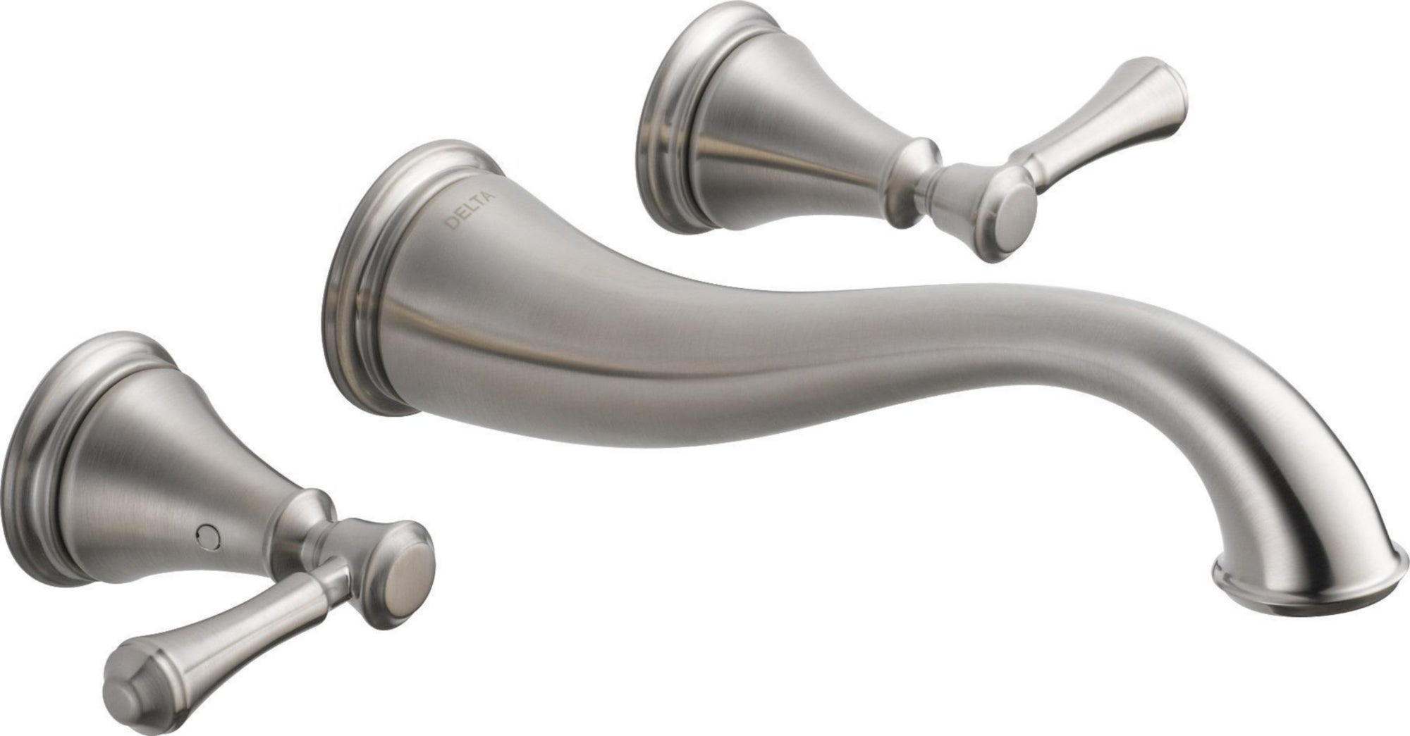 TWO HANDLE WALL MOUNT LAVATORY FAUCET TRIM