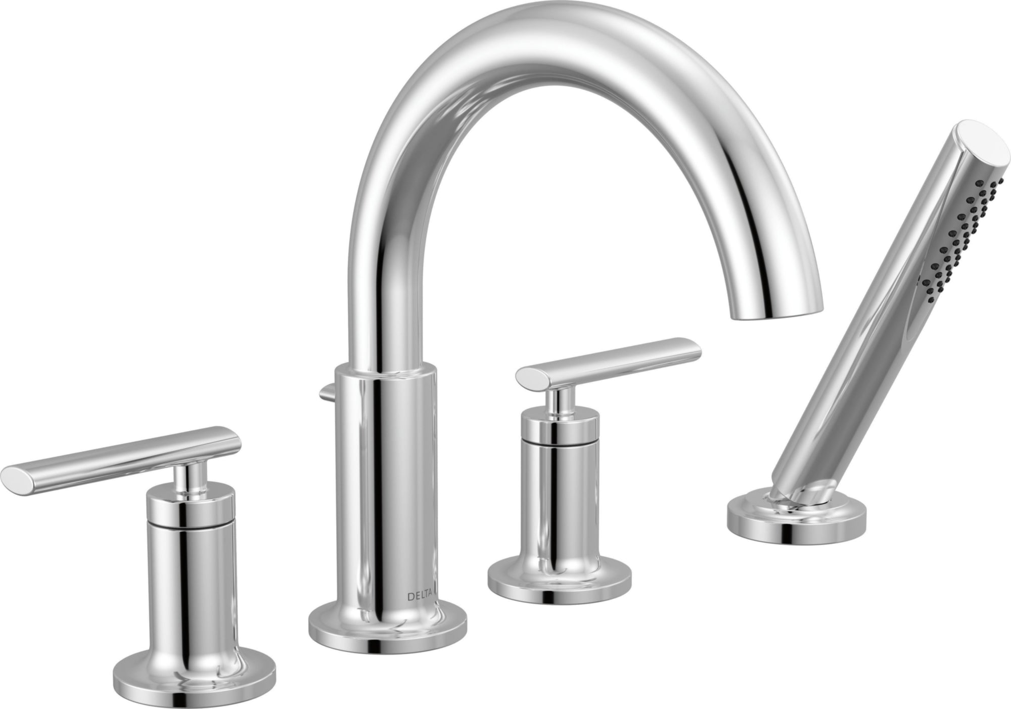 4-HOLE ROMAN TUB TRIM WITH HAND SHOWER