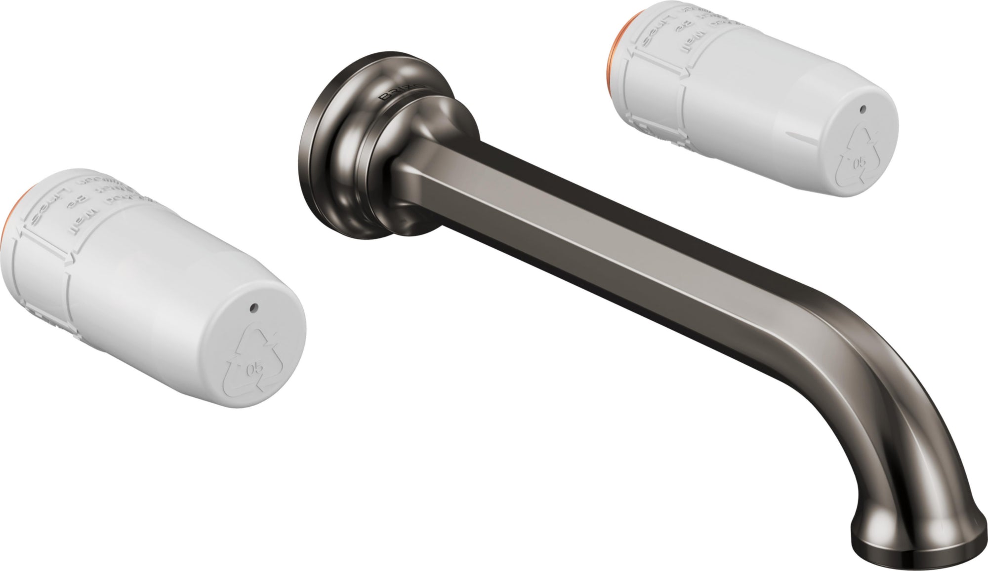 WALL-MOUNT BATHROOM 2H TRIM W/O HANDLES