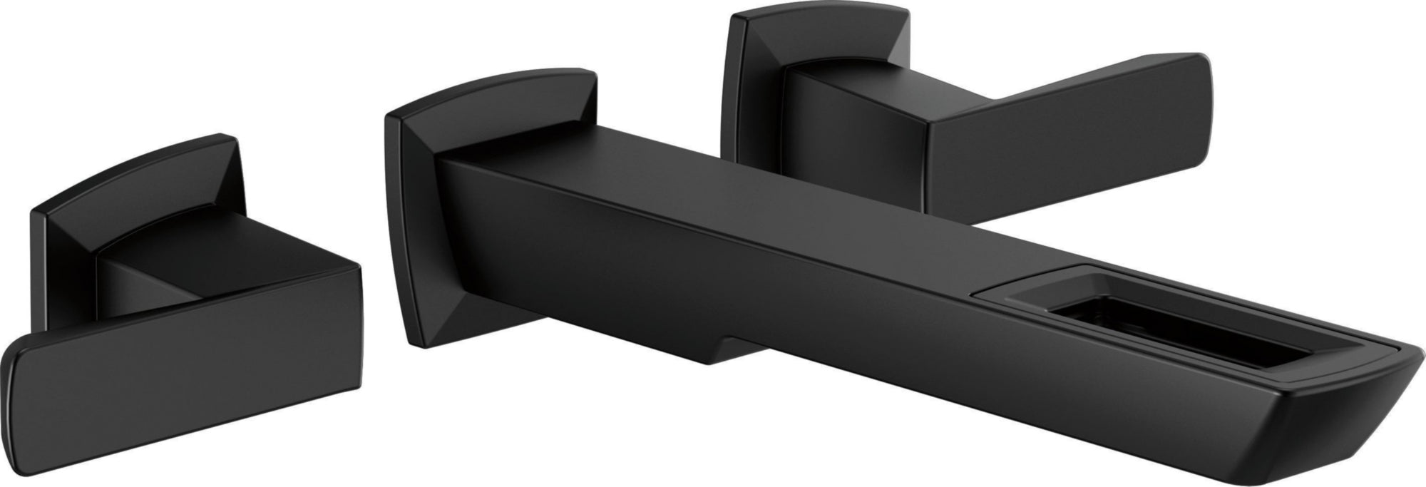 TWO HANDLE WALL MOUNT LAVATORY FAUCET