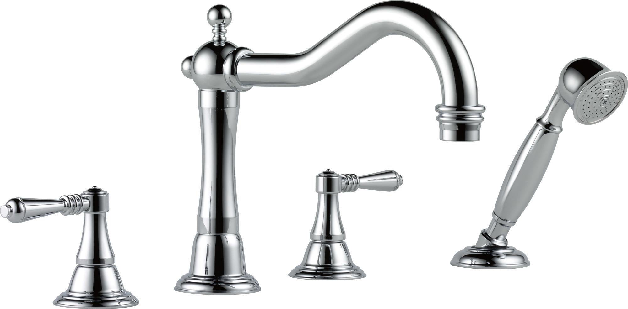4-HOLE ROMAN TUB TRIM ONLY- LEVER HANDLES