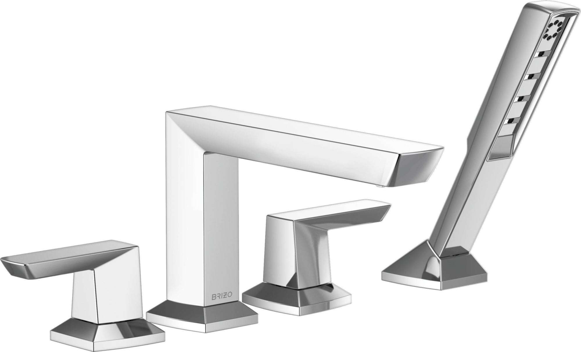 4 HOLE ROMAN TUB WITH HANDSHOWER