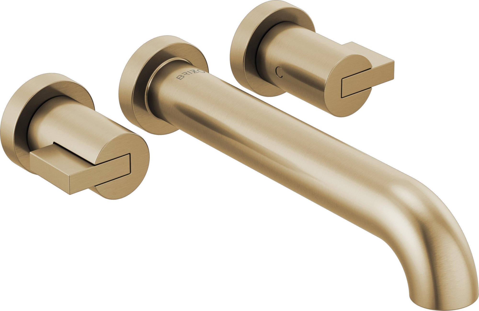 TWO-HANDLE WALL MOUNT TUB FILLER - LESS HANDLES