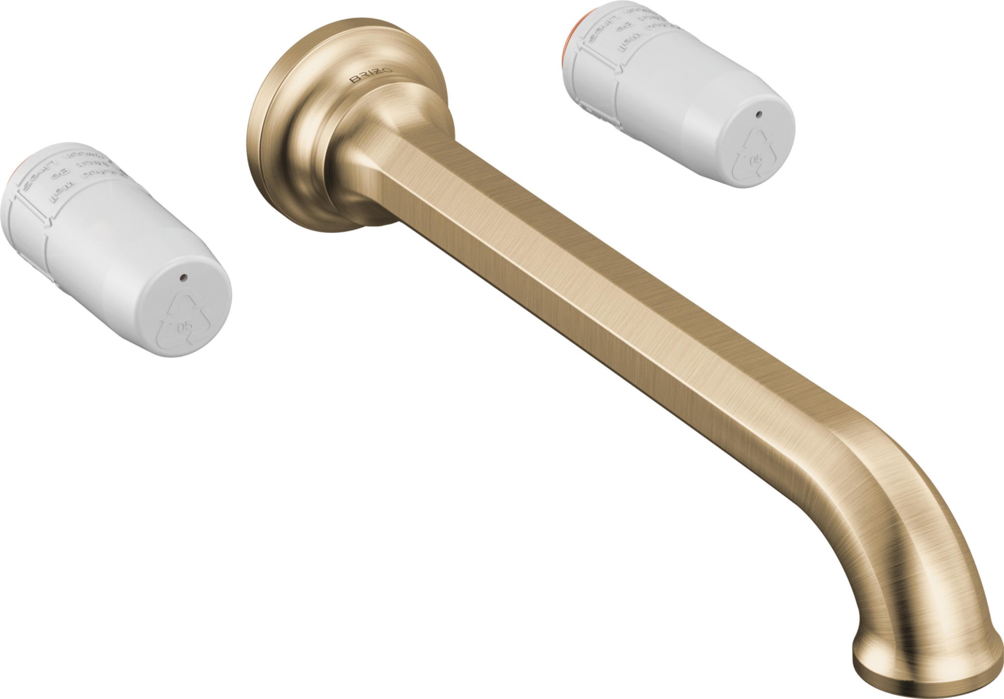 TWO HANDLE WALL MOUNT TUB FILLER