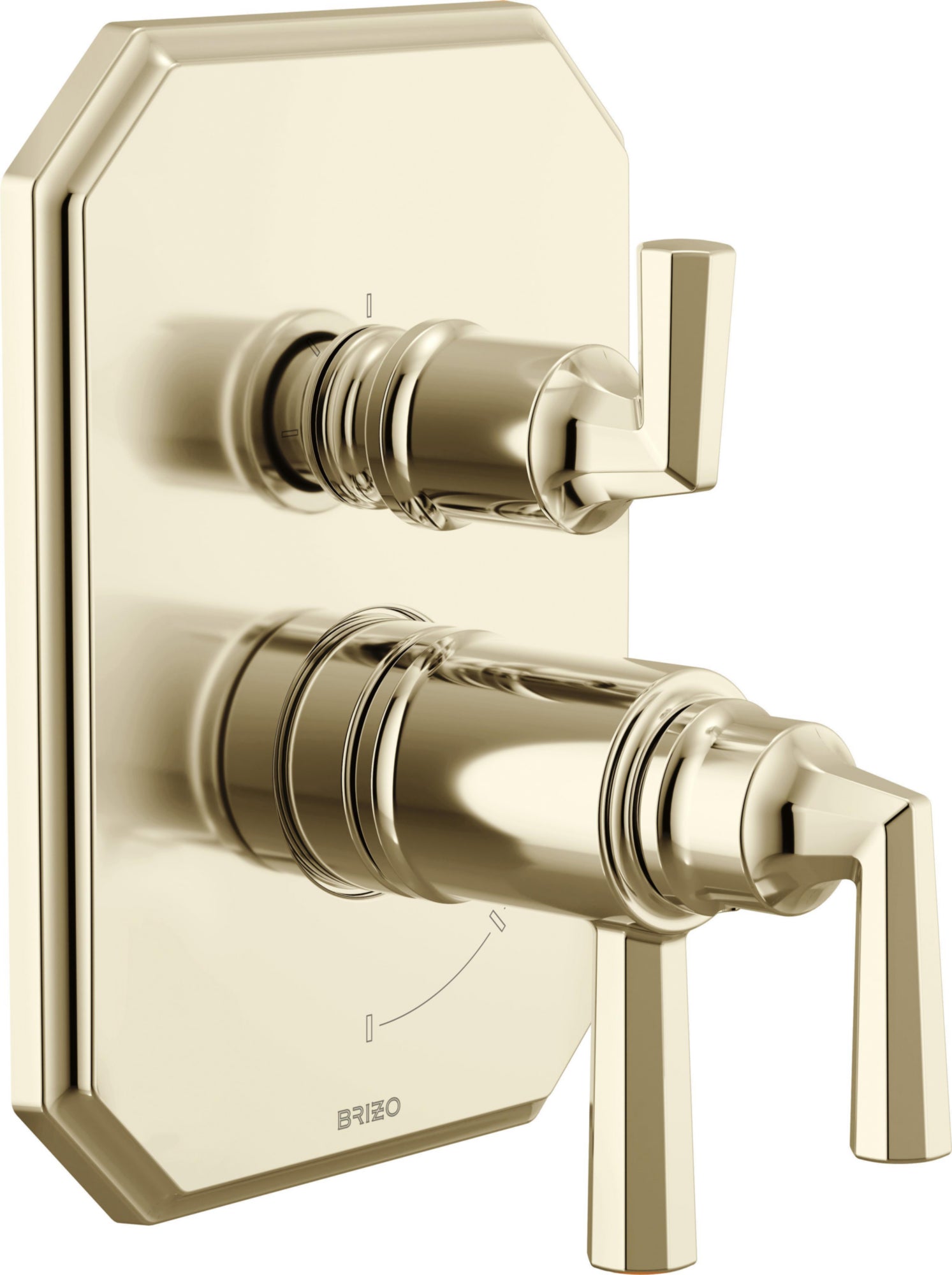 THERM W/INT 3F DIV TRIM - WITH LEVER