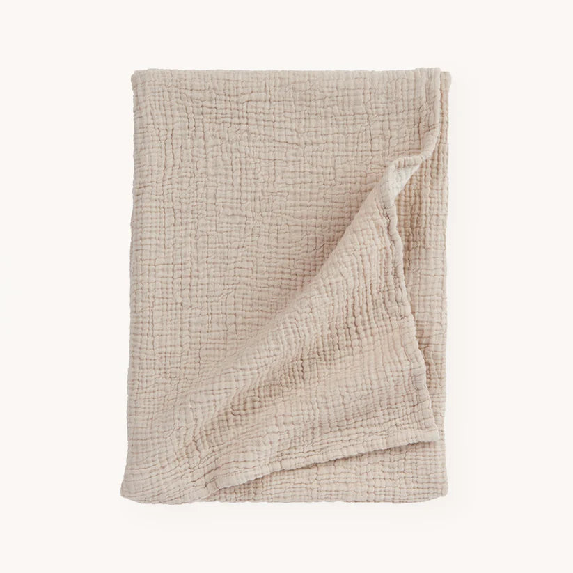 Crinkle Cotton Baby Blanket