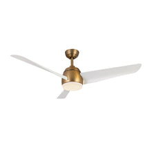 Load image into Gallery viewer, Thalia 54-in Brushed Gold/Matte White LED Ceiling Fan
