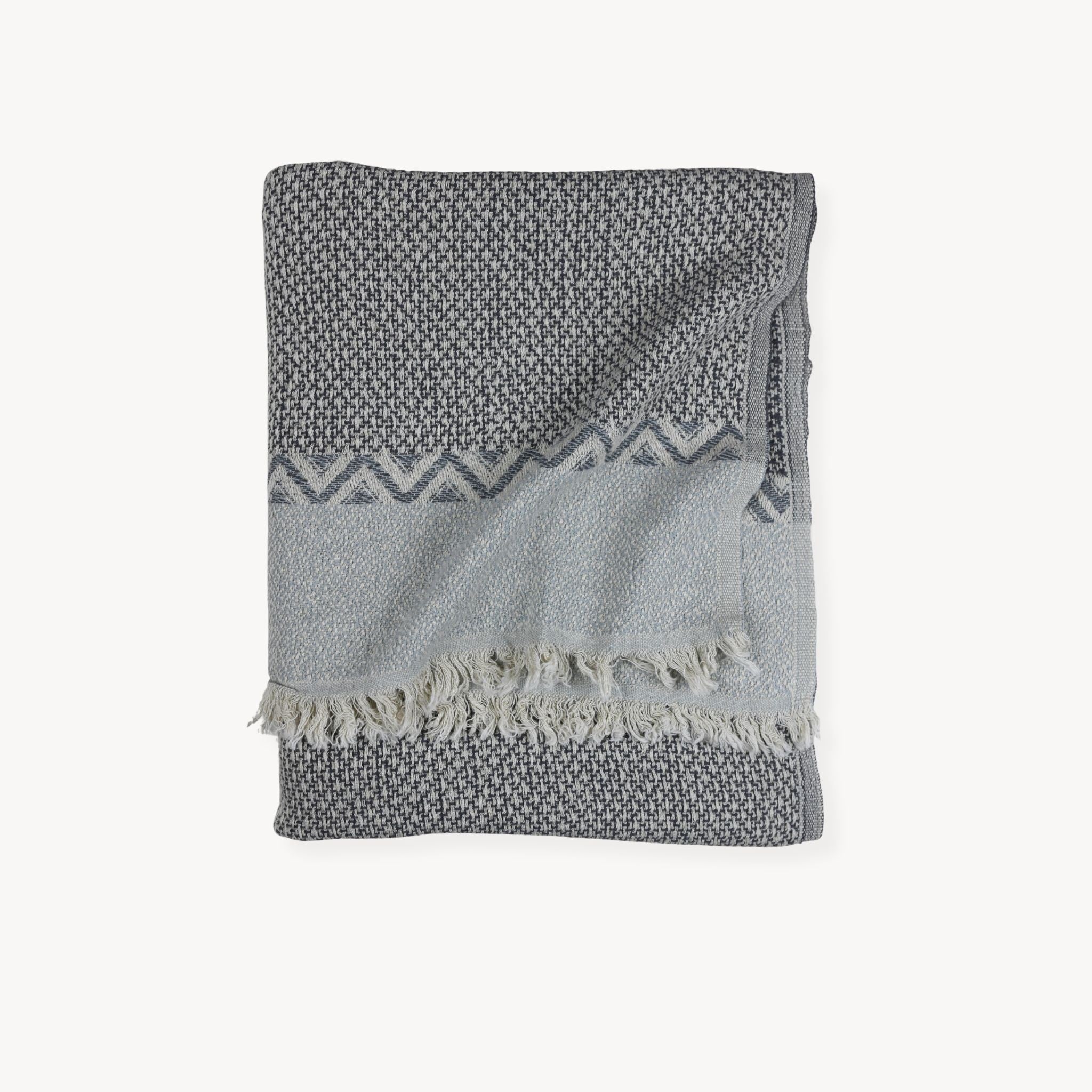 Throw - Canvas Linen Mushroom by Pokoloko