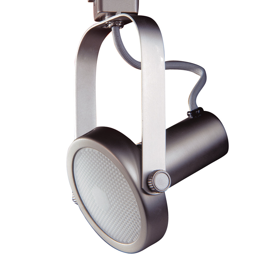 Line Voltage Gimbal track cylinder in a Black finish for use with Par 30 Lamps - BST