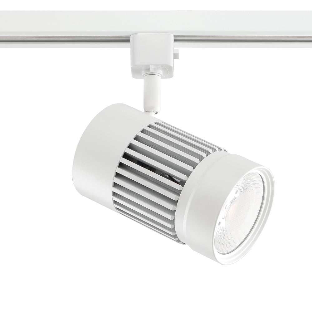 10 watt Integrated LED Track cylinder in a Black finish - 04-WH