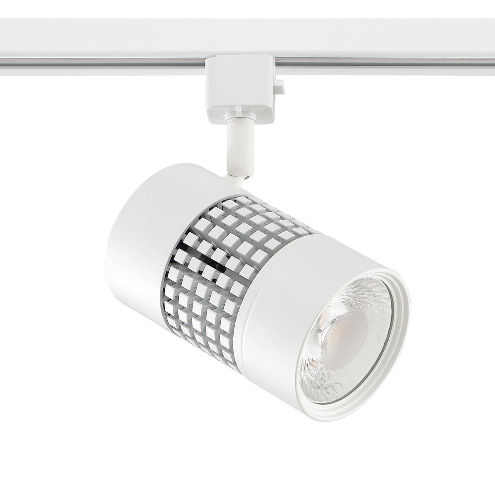 10 watt Integrated LED Track cylinder in a Black finish - 06-WH