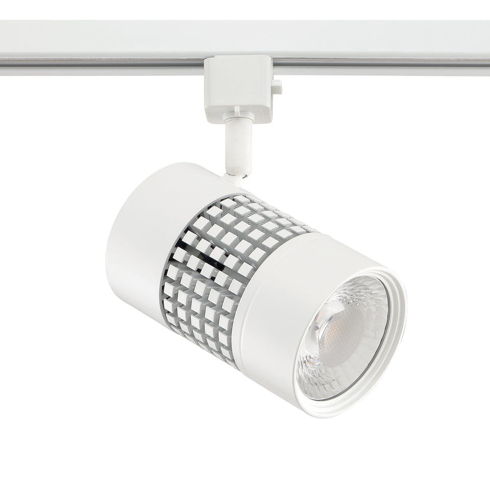 10 watt Integrated LED Track cylinder in a Black finish - 07-WH