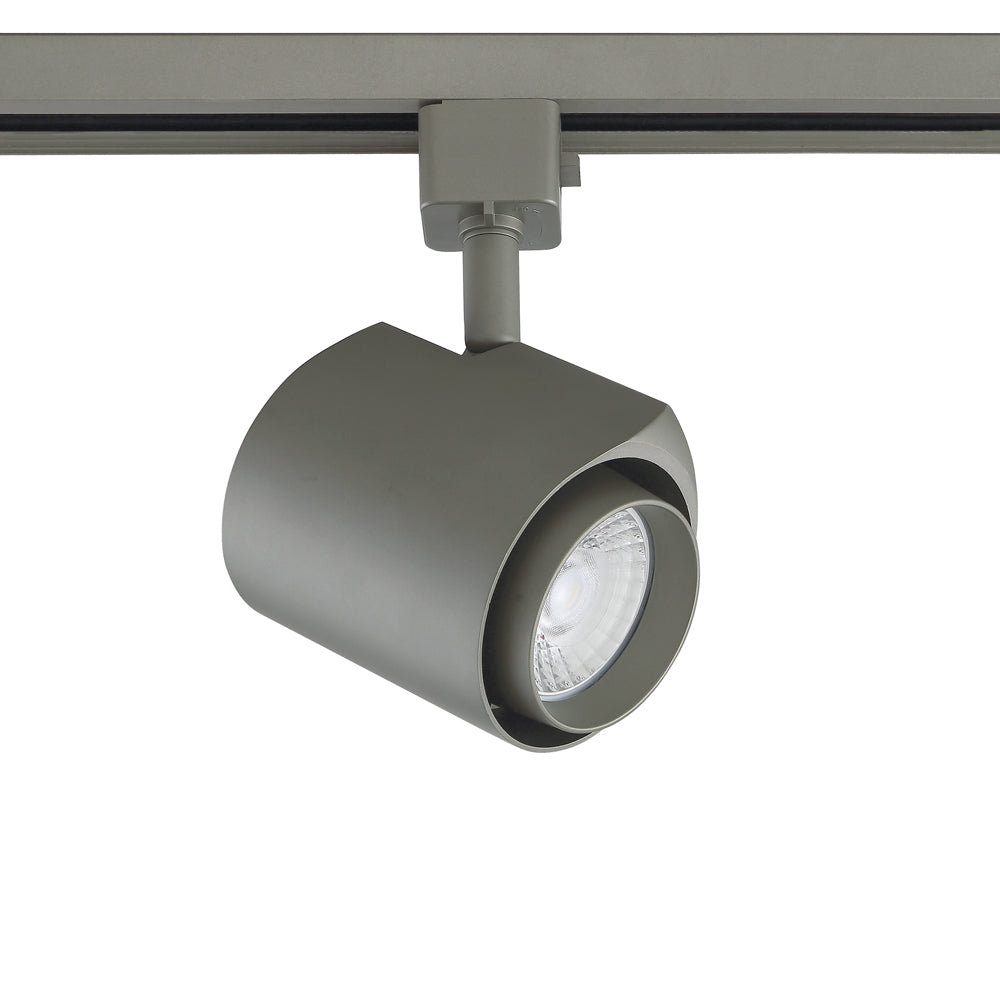 10 watt Integrated LED Track cylinder in a Black finish - 08-BST