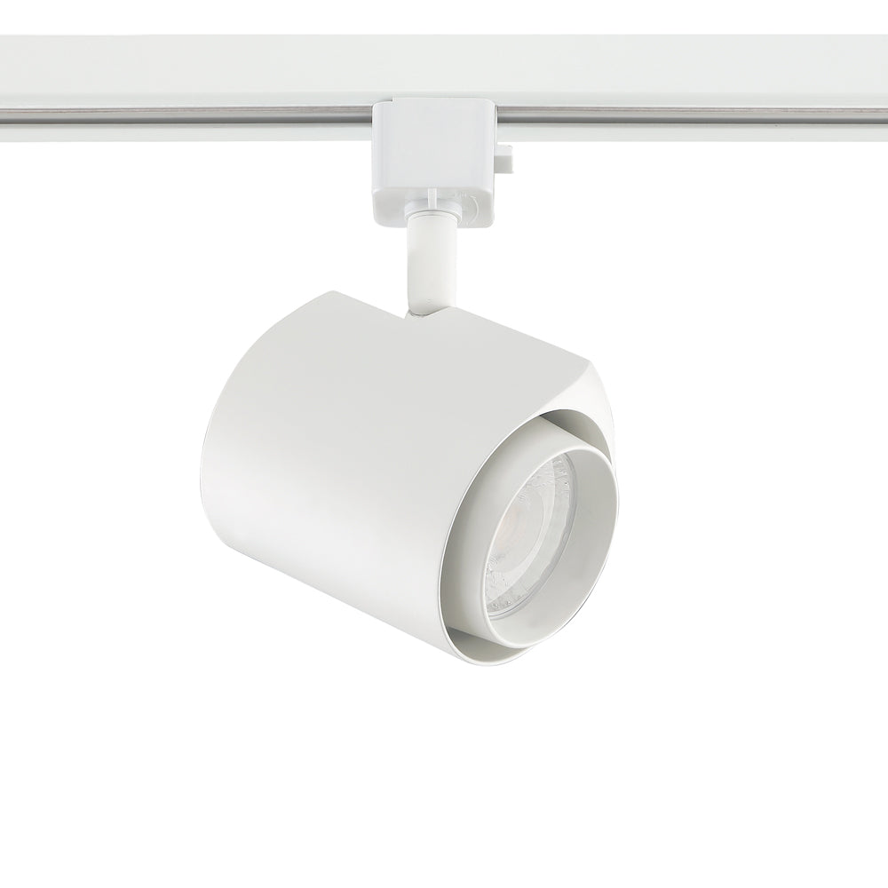 10 watt Integrated LED Track cylinder in a Black finish - 08-WH