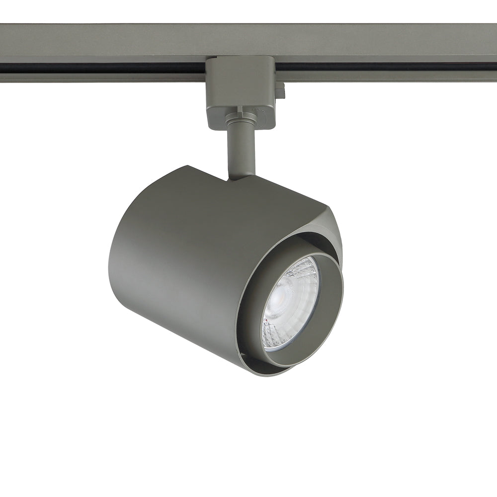 10 watt Integrated LED Track cylinder in a Black finish - 09-BST