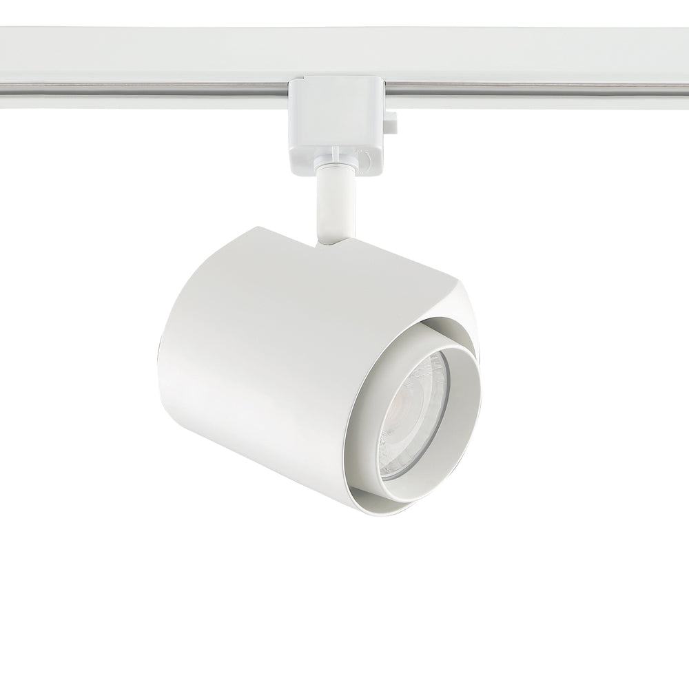 10 watt Integrated LED Track cylinder in a Black finish - 09-WH