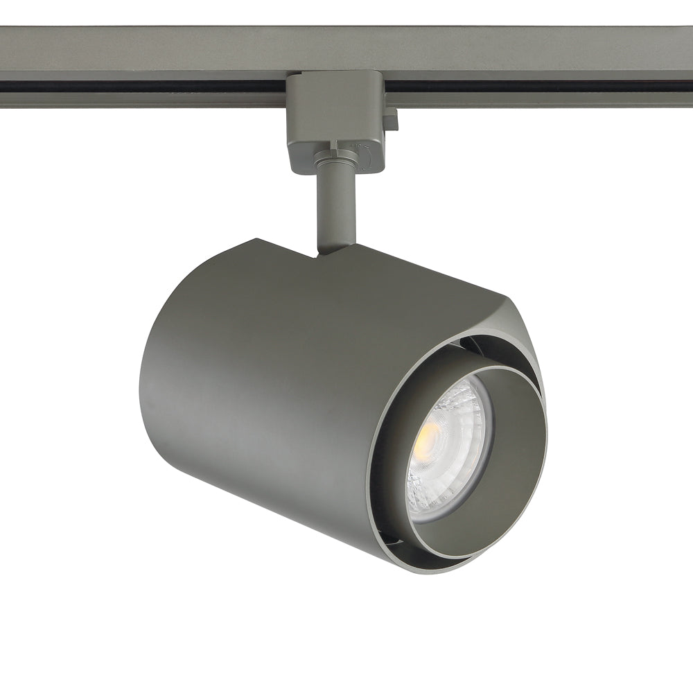 10 watt Integrated LED Track cylinder in a Black finish - 10-BST