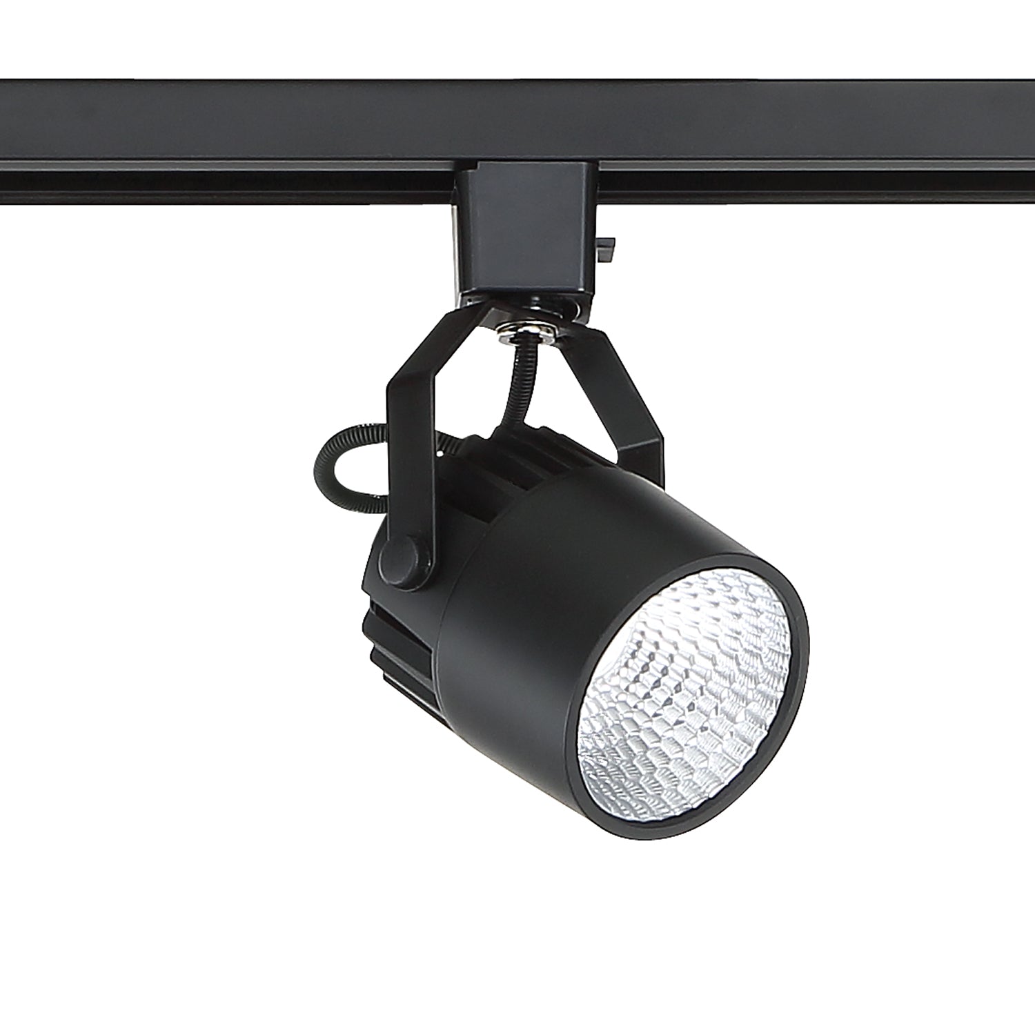 10 watt Integrated LED Track cylinder in a Black finish - 45-BLK