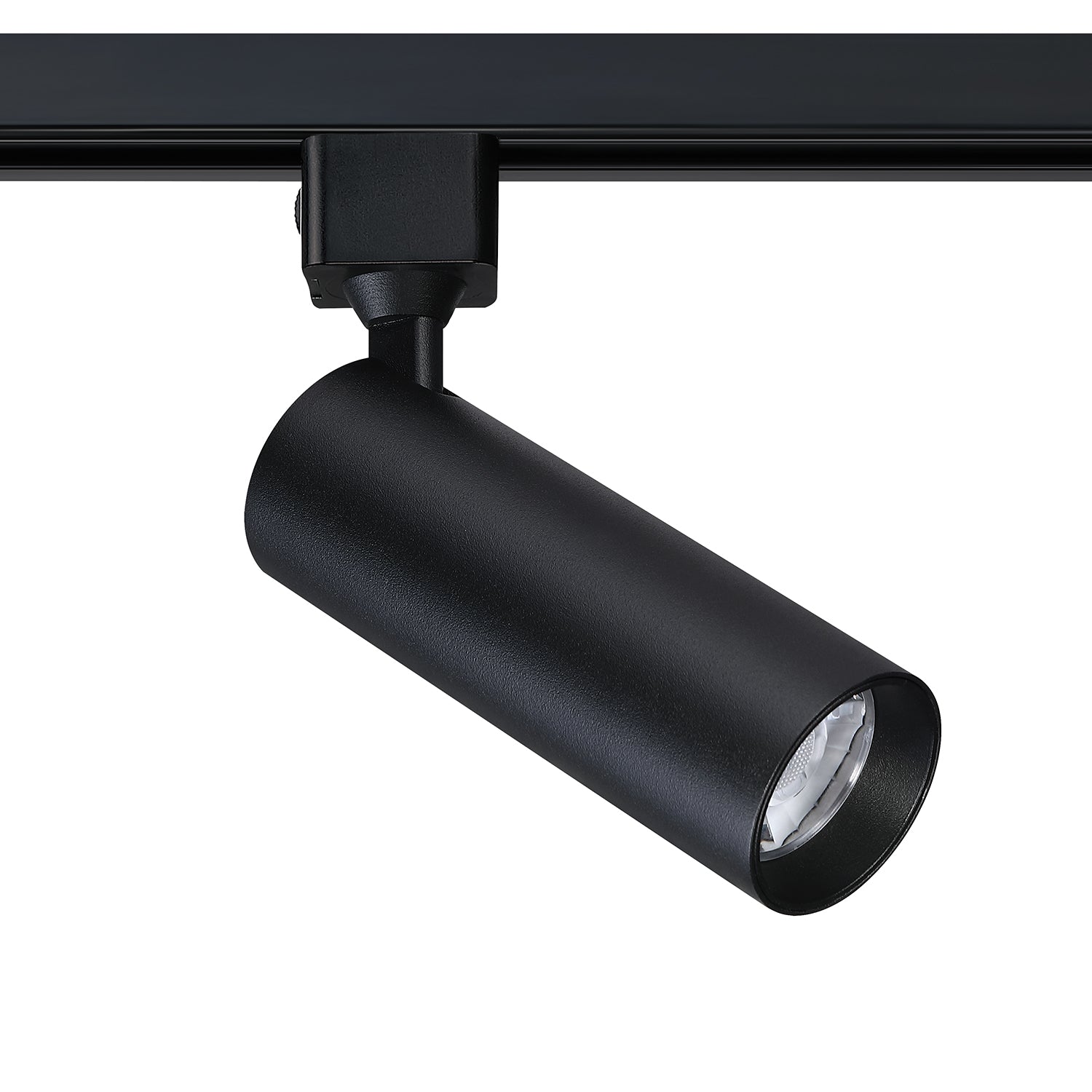 10 watt Integrated LED Track cylinder in a Black finish - 51-BLK