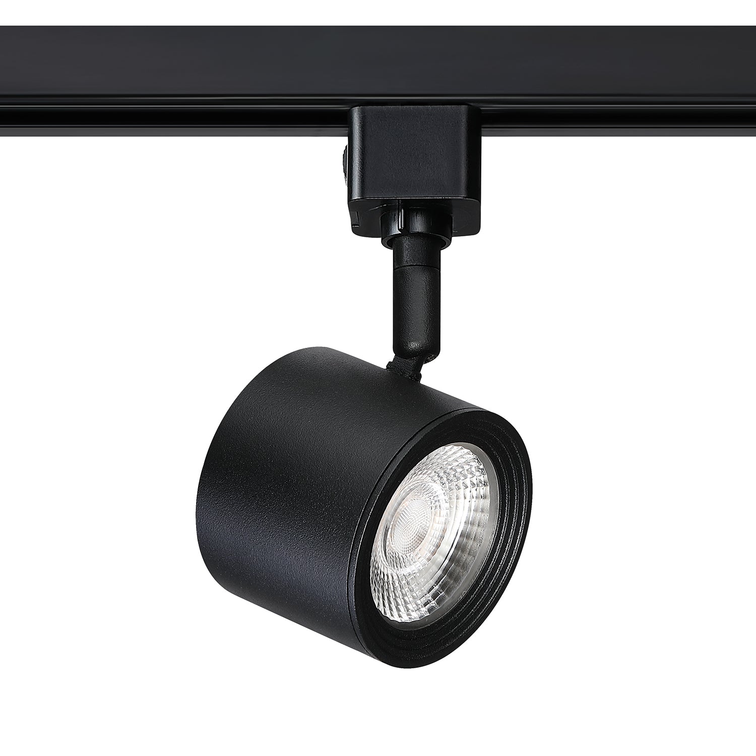 10 watt Integrated LED Track cylinder in a Black finish - 52-BLK