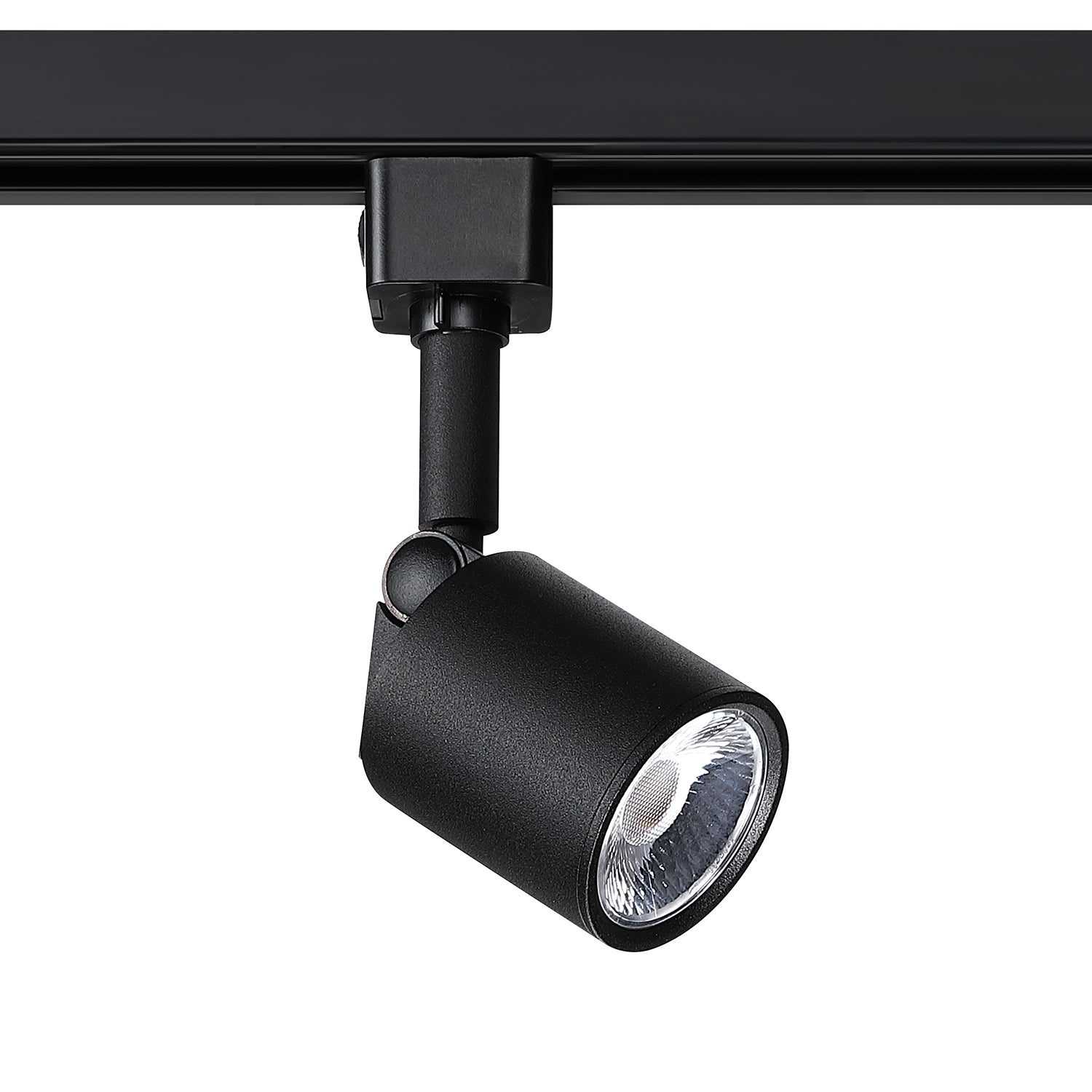 10 watt Integrated LED Track cylinder in a Black finish - 53-BLK