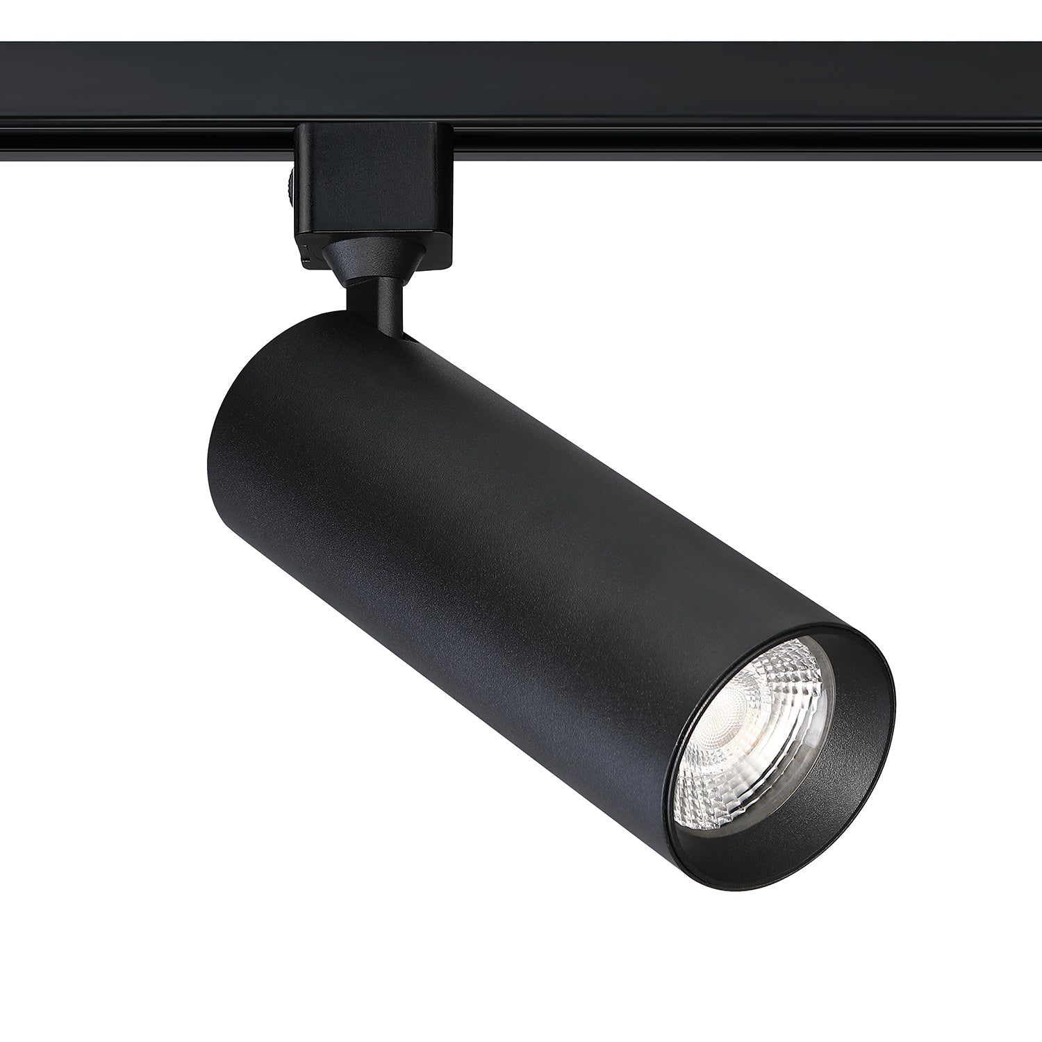 10 watt Integrated LED Track cylinder in a Black finish - 54-BLK