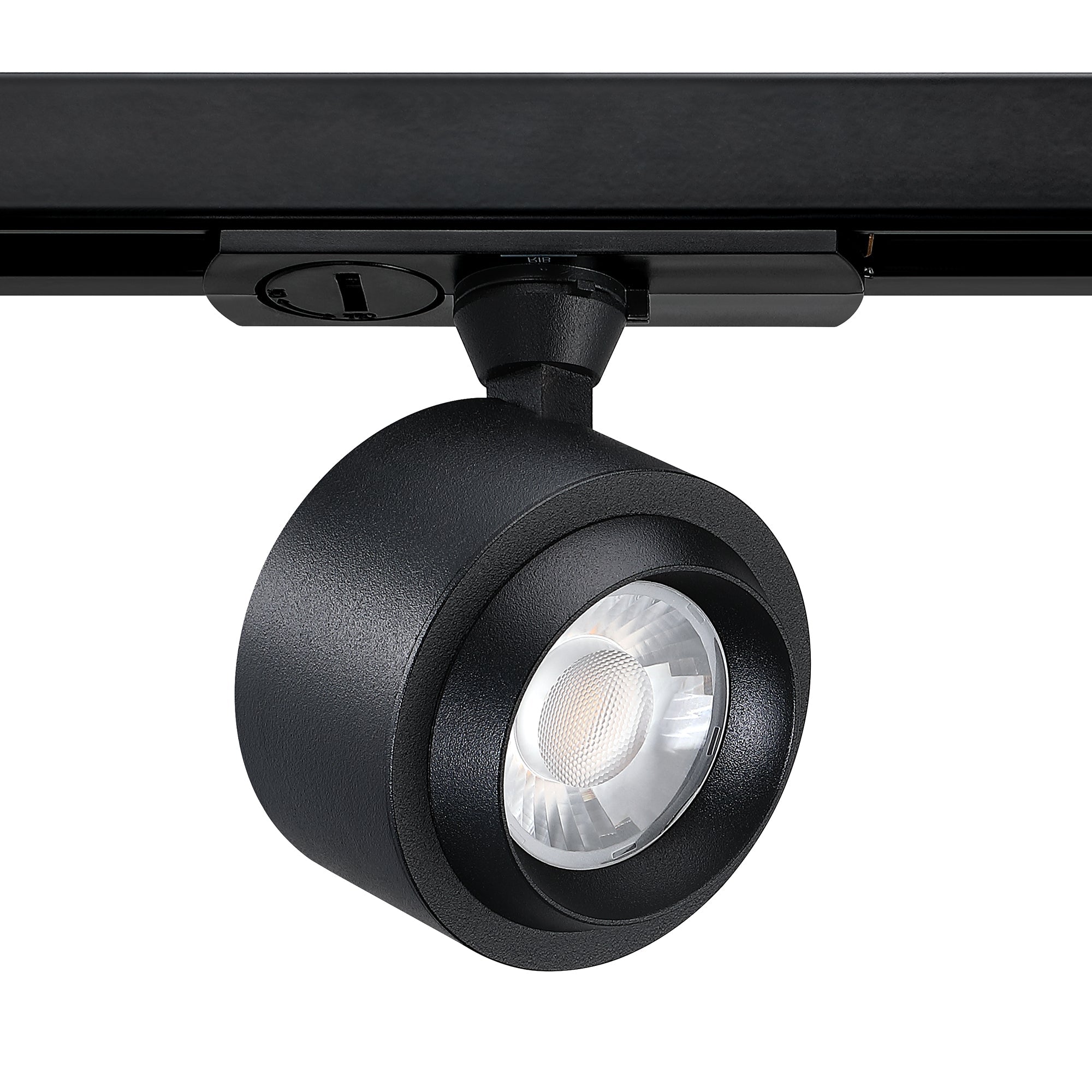 10 watt Integrated LED Track cylinder in a Black finish - 56-BLK