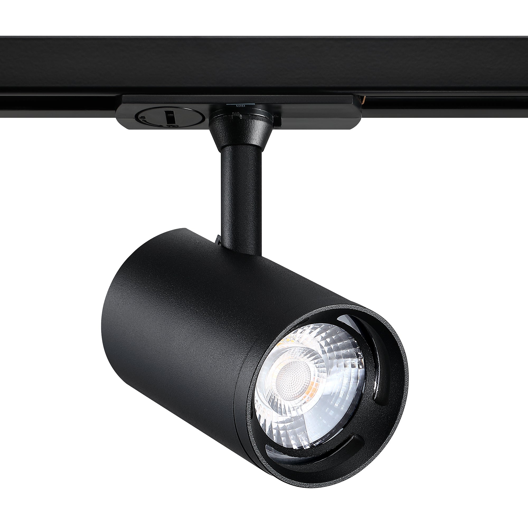 10 watt Integrated LED Track cylinder in a Black finish - 58-BLK