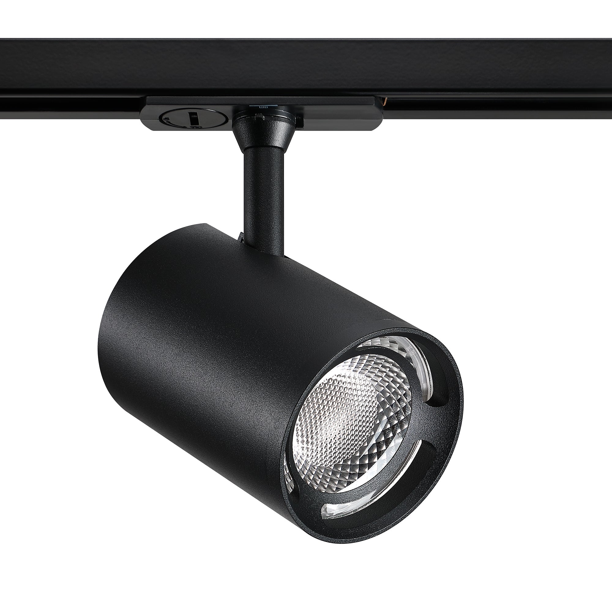 10 watt Integrated LED Track cylinder in a Black finish - 59-BLK