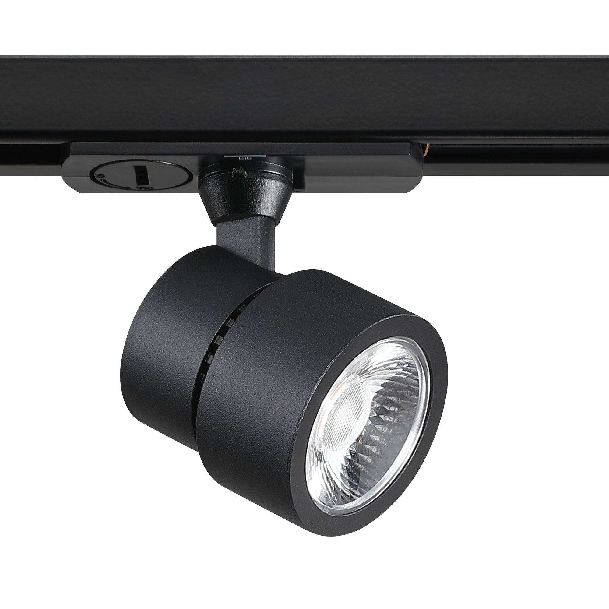 10 watt Integrated LED Track cylinder in a Black finish - 60-BLK