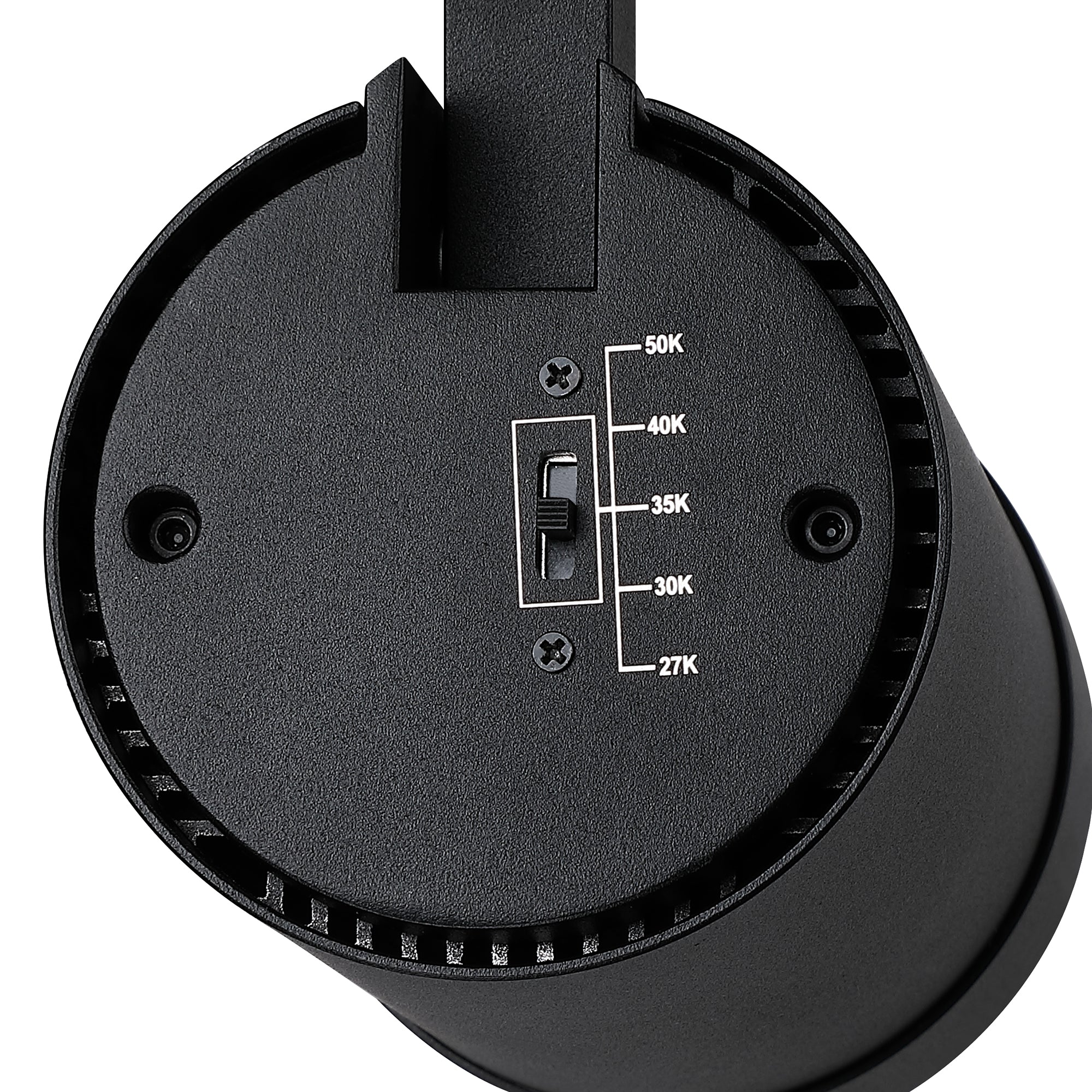 10 watt Integrated LED Track cylinder in a Black finish - 83-BLK