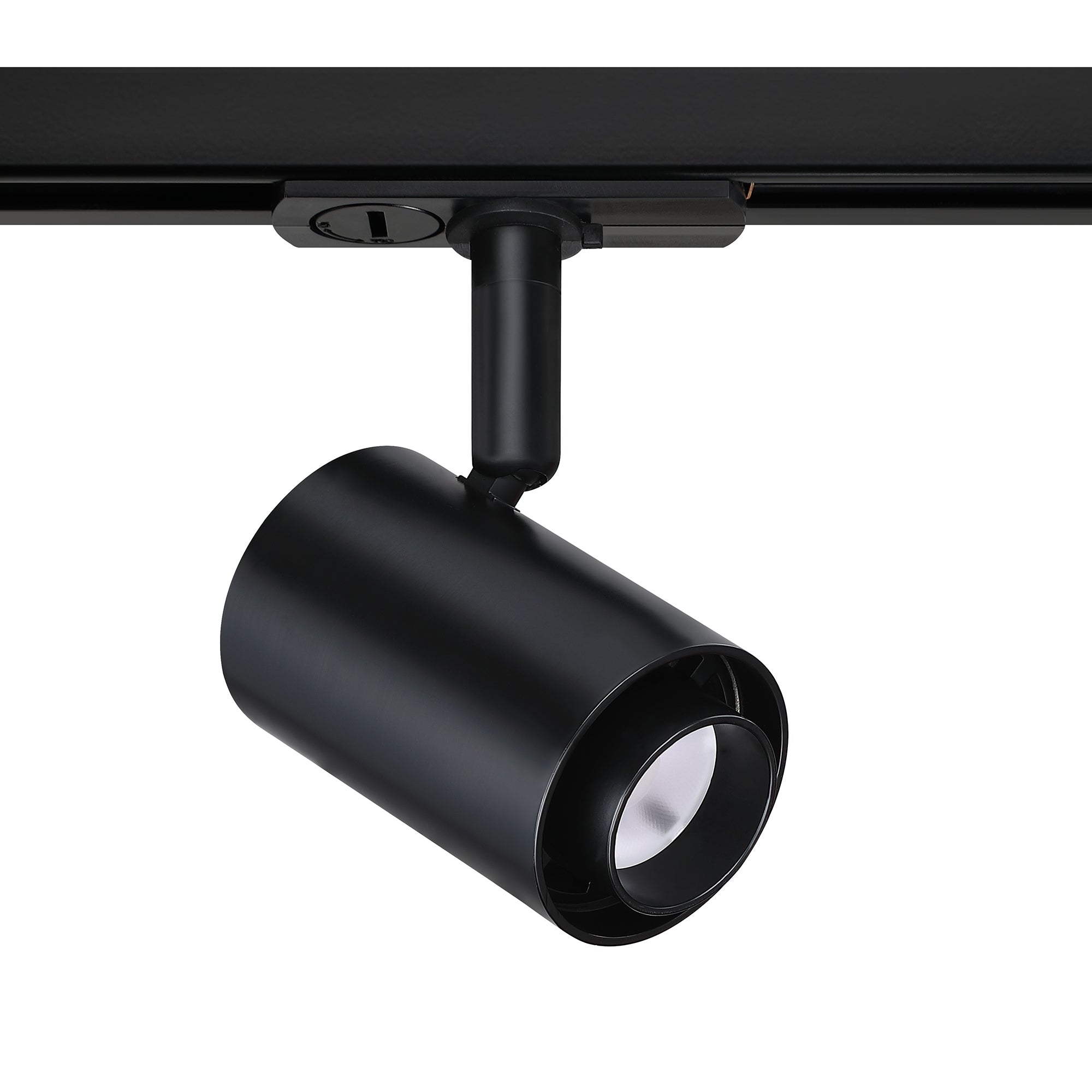 10 watt Integrated LED Track cylinder in a Black finish - 84-BLK
