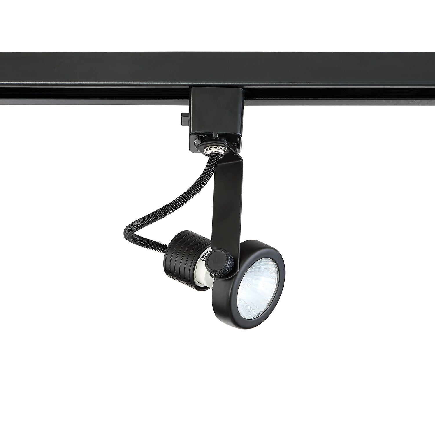 Line voltage track head cylinder in an Oil Rubbed Bronze finish for use with GU-10 base lamps - 27-BLK