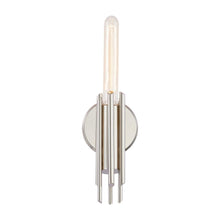 Load image into Gallery viewer, Torres 9-in Polished Nickel 1 Light Wall/Vanity