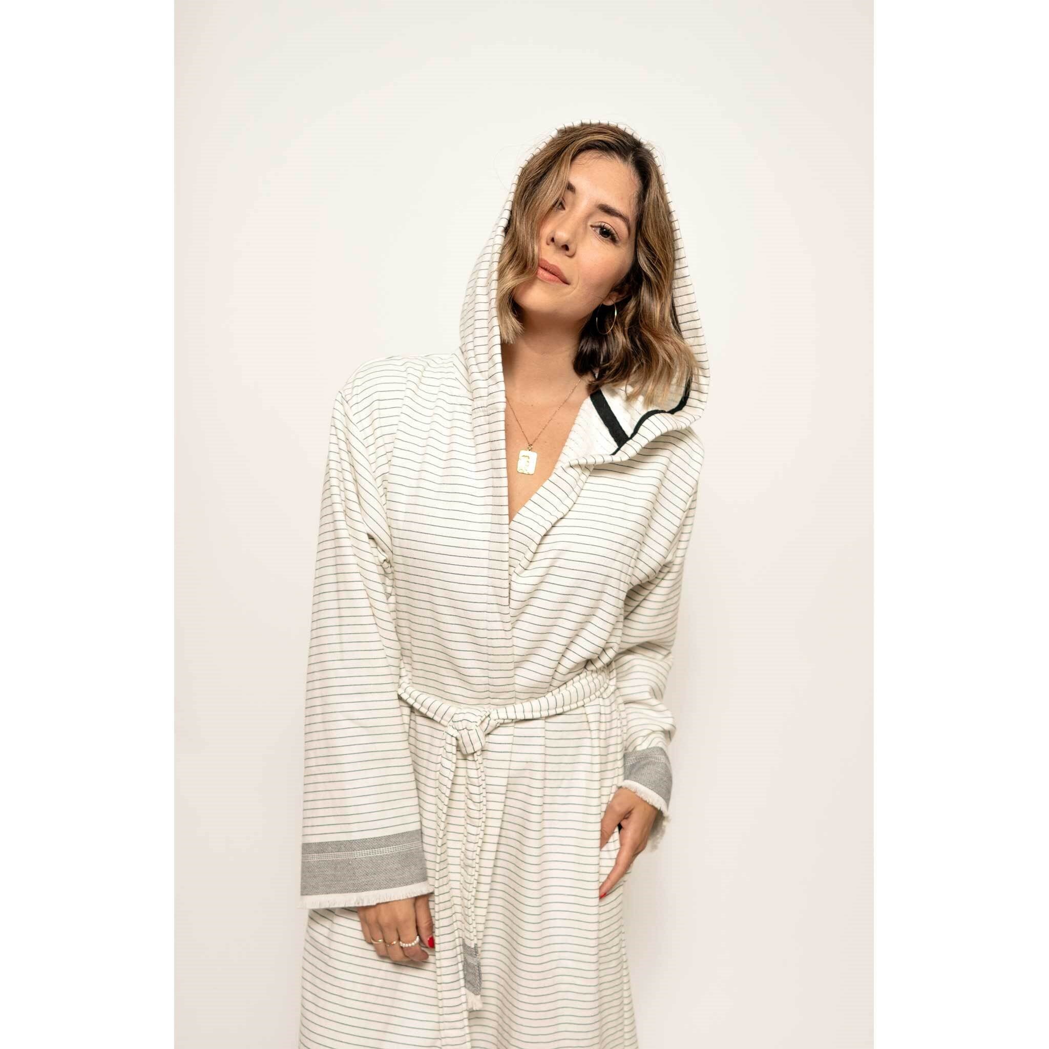 Robe - Terry Leo - White