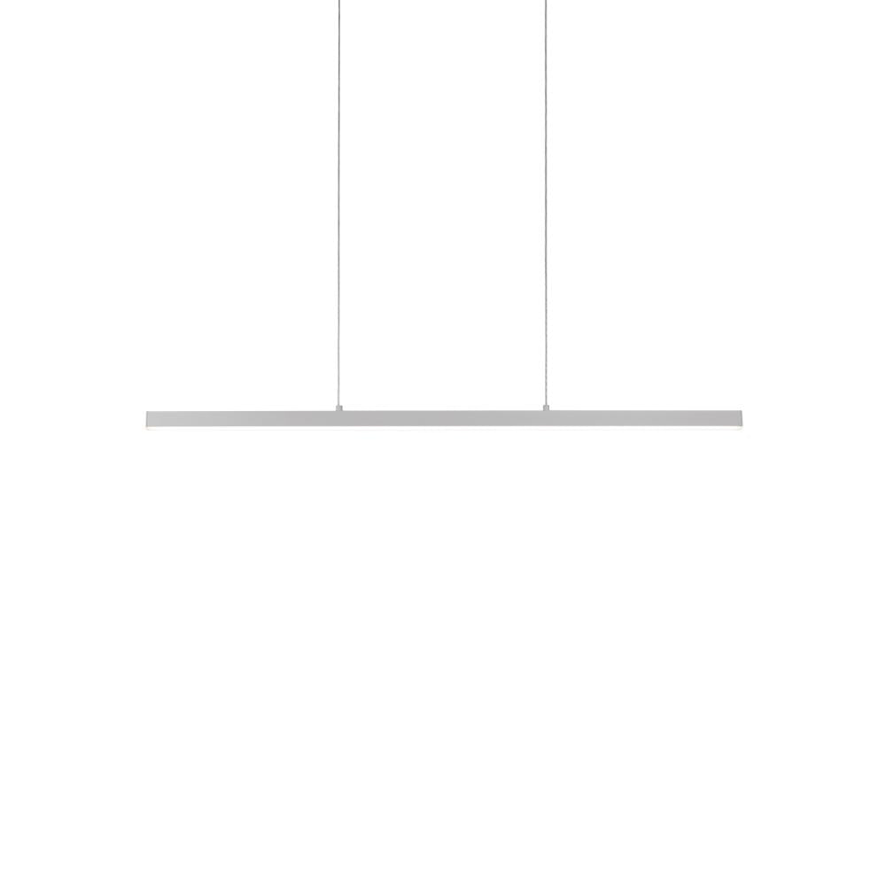 Vega 45-in Brushed Nickel LED Linear Pendant
