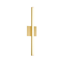 Load image into Gallery viewer, Vega 24-in Brushed Gold LED Wall Sconce