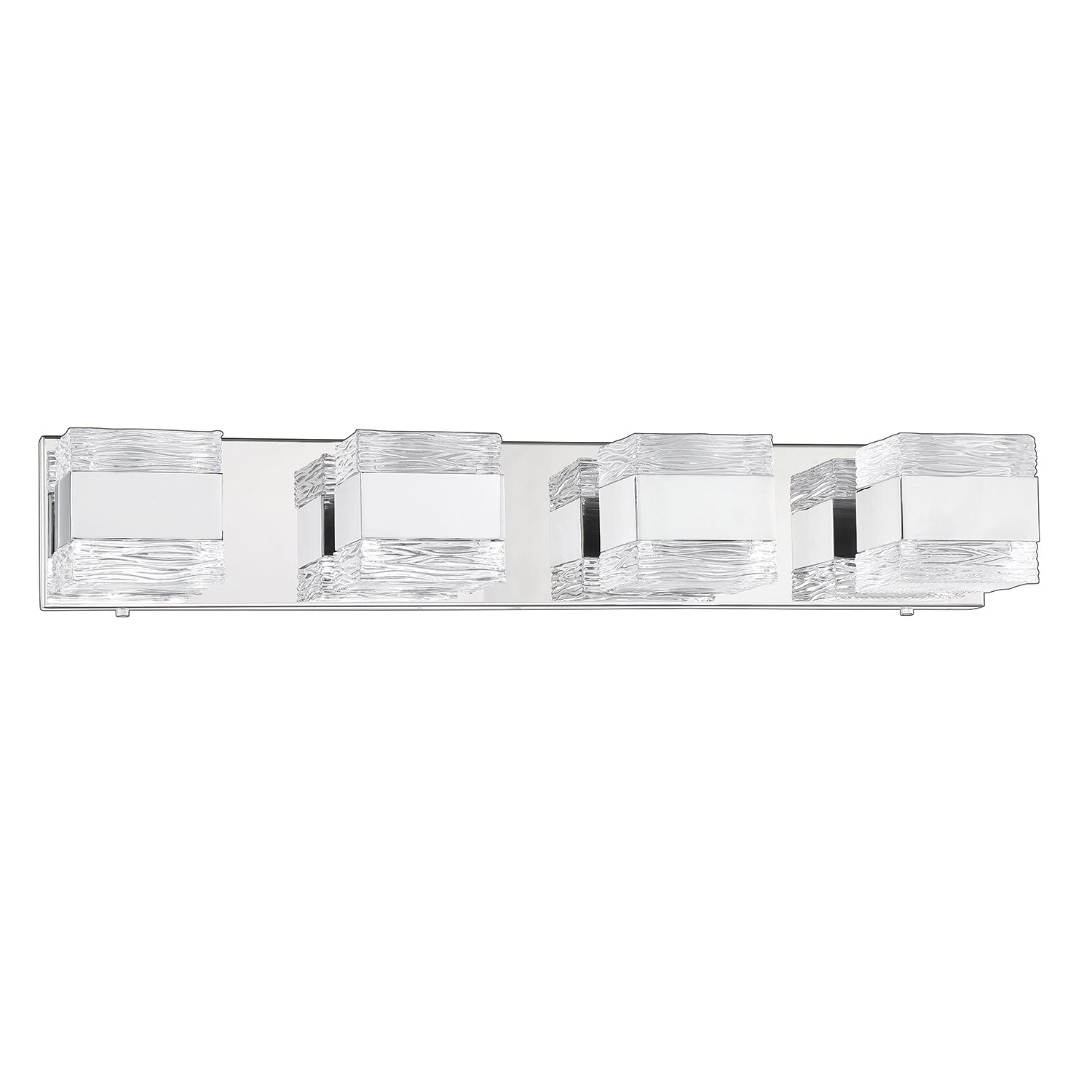 CUBIX 3-Light Chrome Vanity Light - 4L-CH