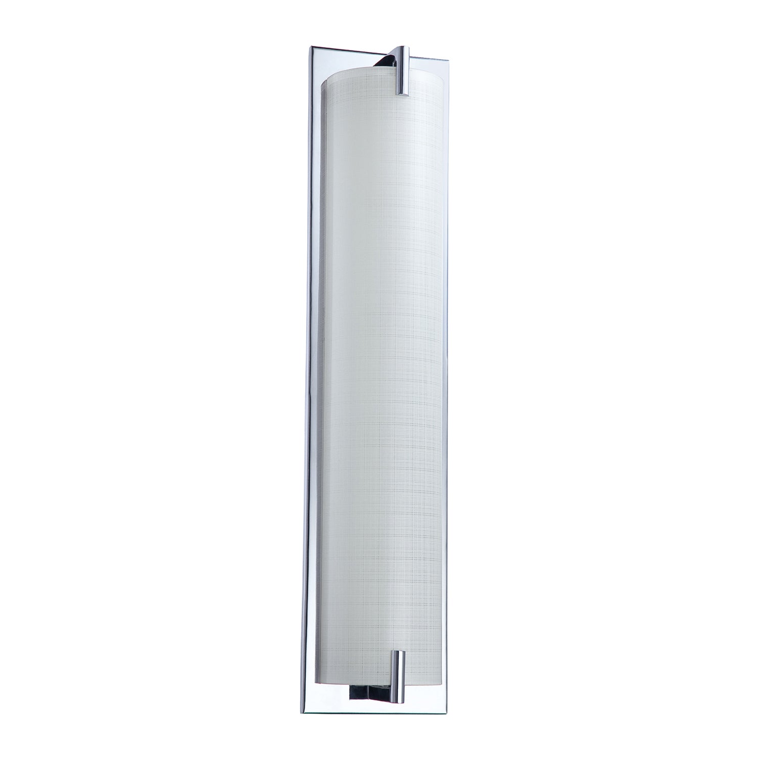 PARAMOUNT 3-Light Chrome Vanity Light with Linen Glass - 4L-CH