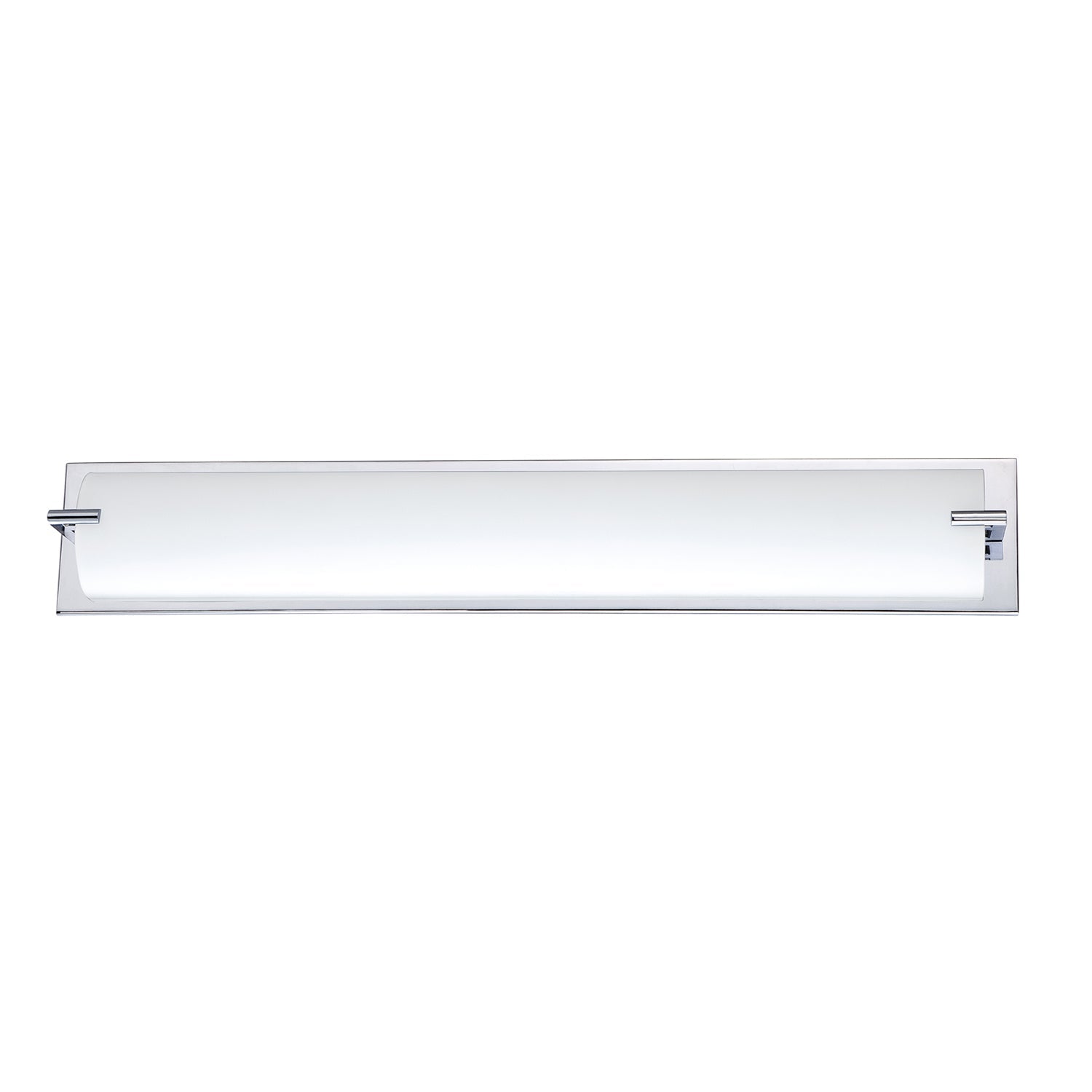 PARAMOUNT 4-Light Chrome Vanity Light with White Glass - 5L-CH