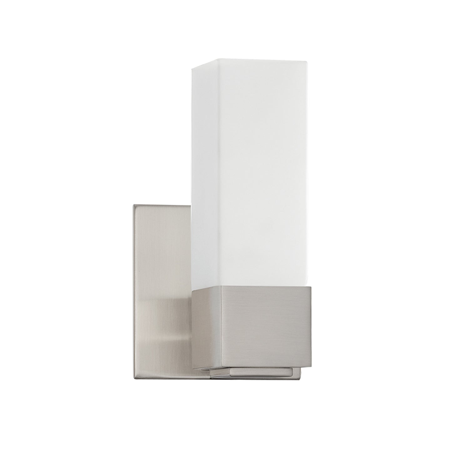 MADISON 1-Light Chrome Vanity Light - Satin Nickel