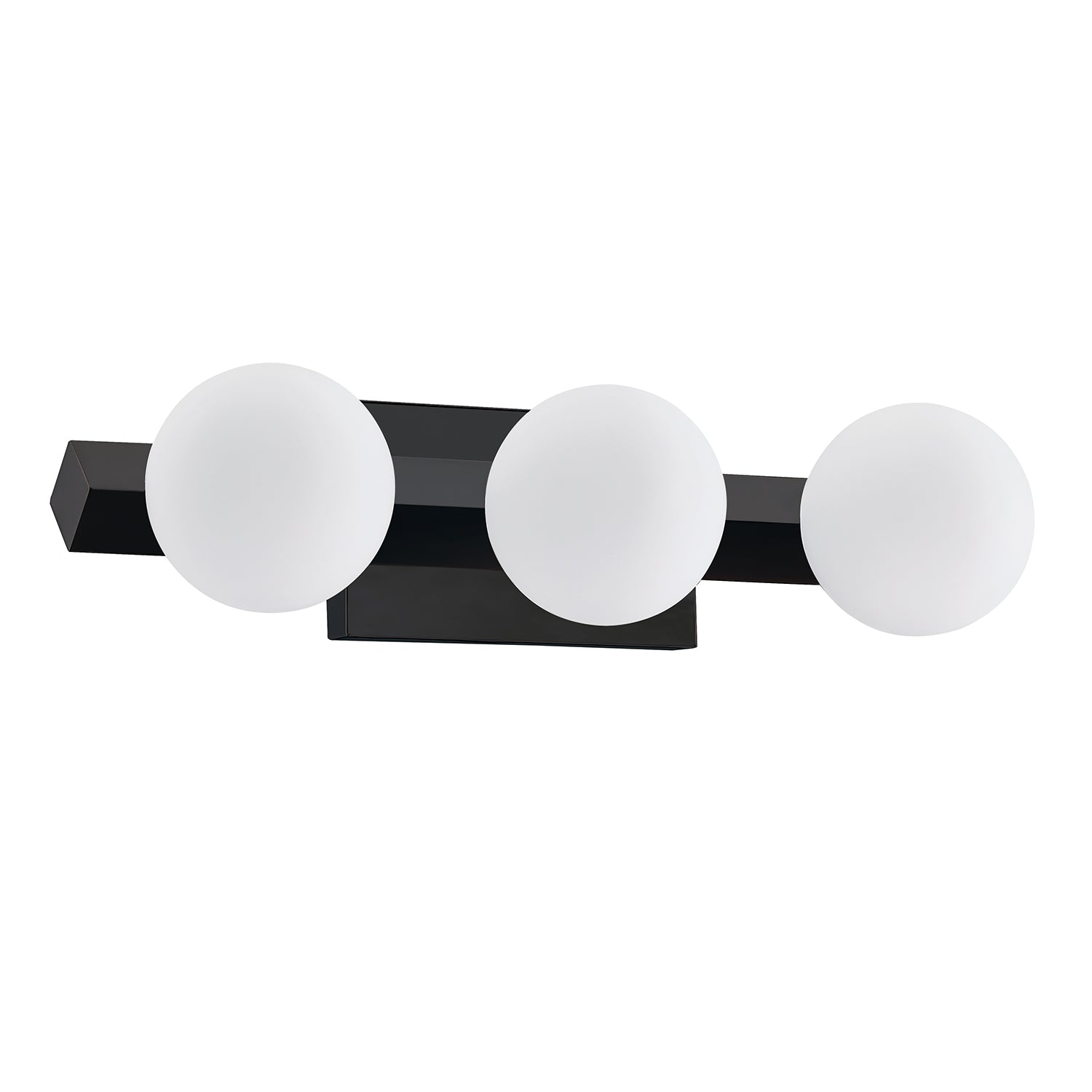 ORBITRON 3-Light Black Vanity - Black