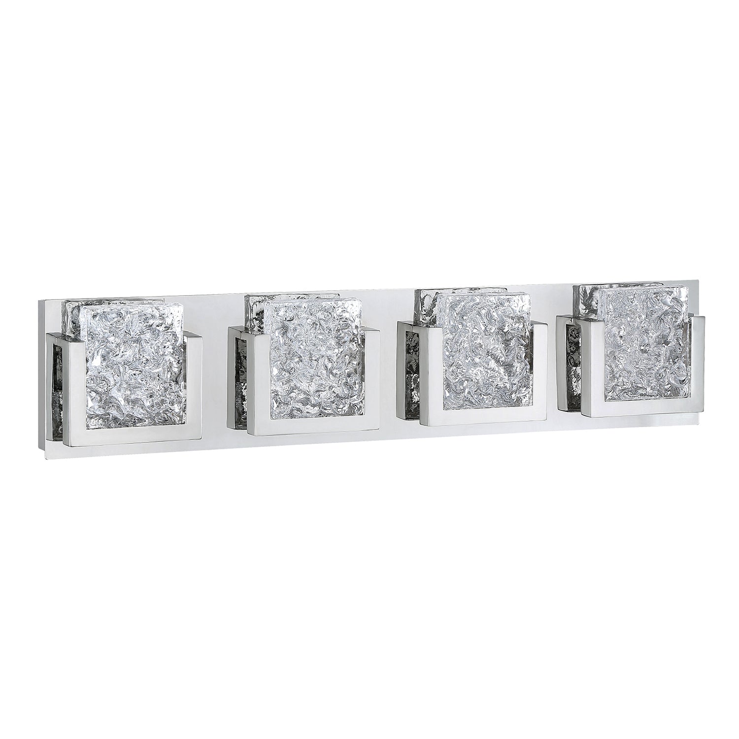 ICE-LAVA 1-Light Chrome LED Vanity Light - 4L-CH