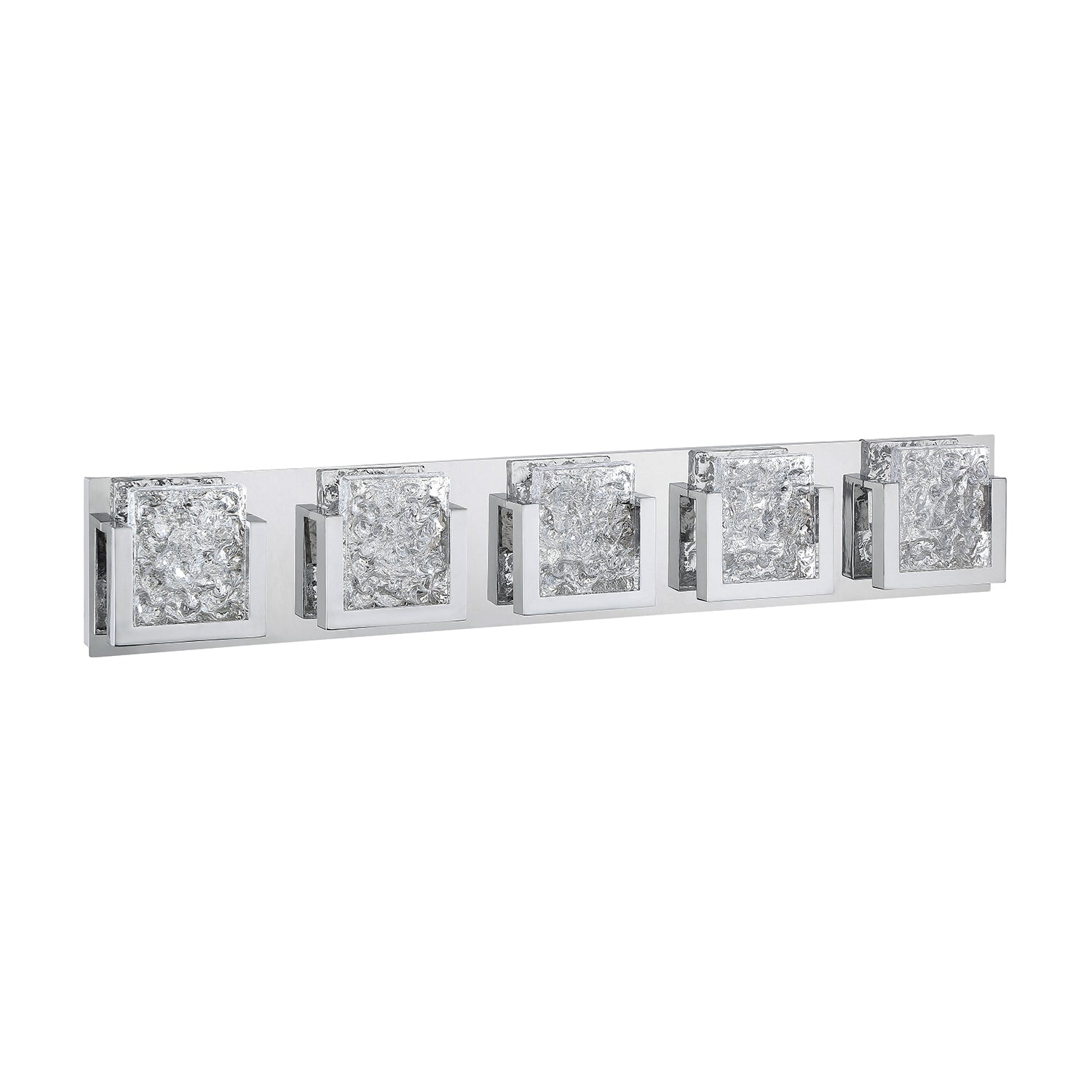 ICE-LAVA 1-Light Chrome LED Vanity Light - 5L-CH
