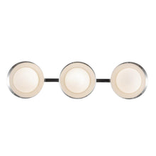 Load image into Gallery viewer, Cleo 23-in Chrome/Opal Glass LED Vanity Light