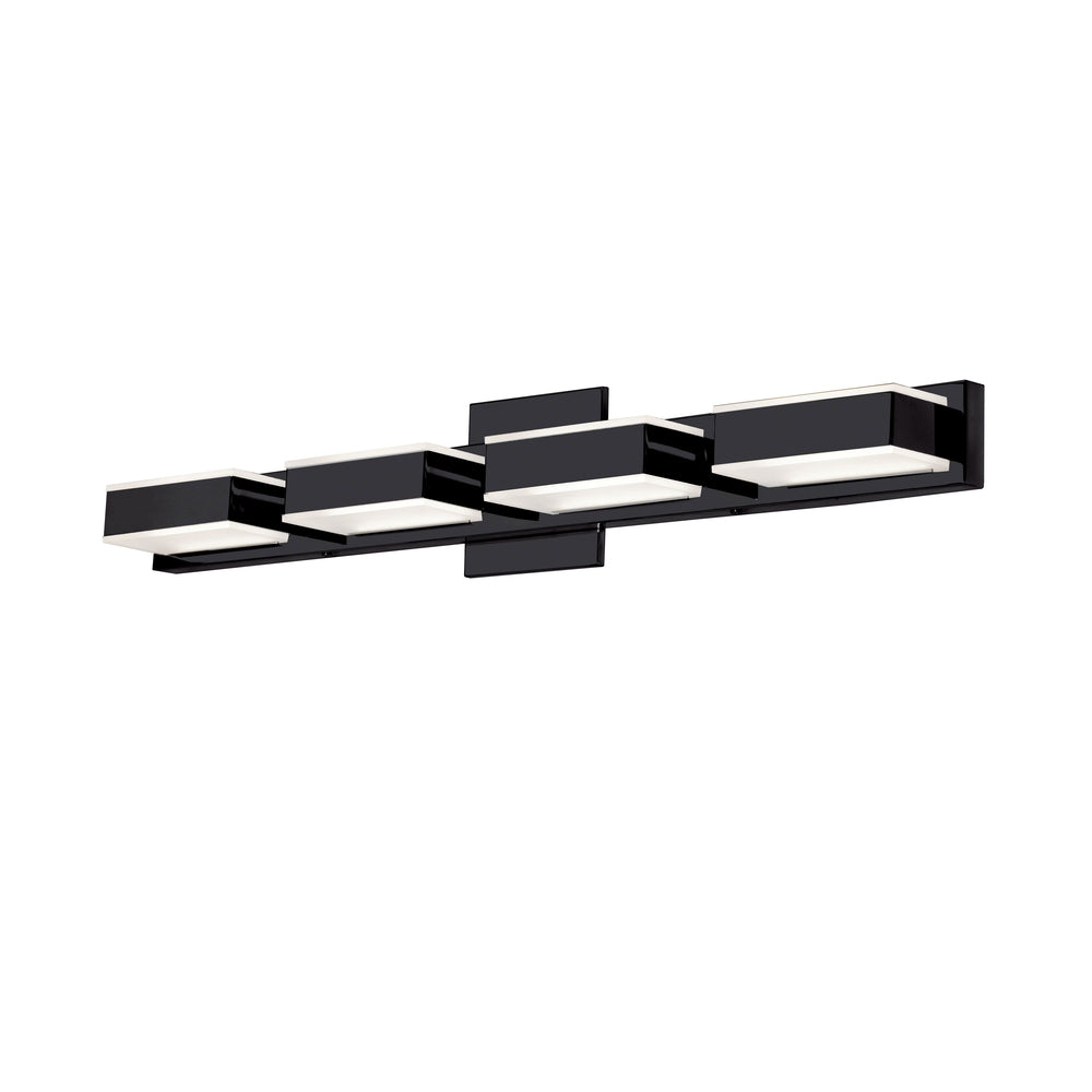 20W Wall Vanity, Matte Black Finish
