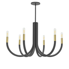 Load image into Gallery viewer, 6LT Incandescent Chandelier, MB & AGB