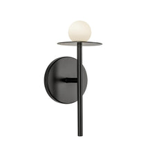 Load image into Gallery viewer, Elixir 10-in Black LED Wall Sconce